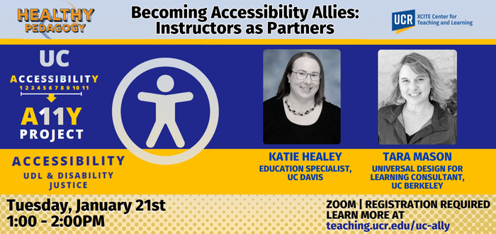 Becoming Accessibility Allies: Instructors as Partners