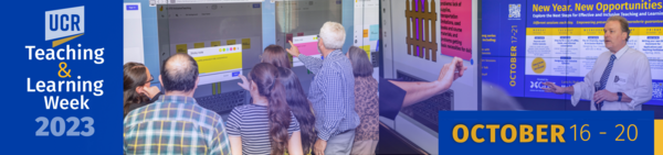 teaching and learning week poster for 2023 on October 16-20 | XCITE ...