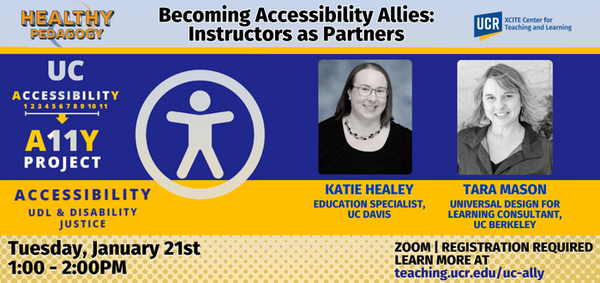 Becoming Accessibility Allies: Instructors as Partners