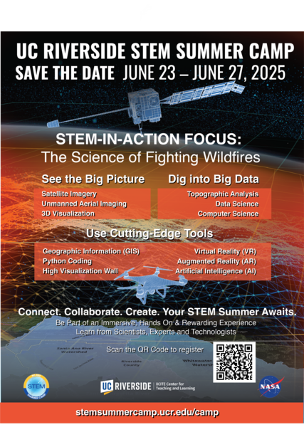 stem summer camp flyer