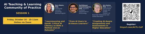 AI Teaching and Learning Community of Practice Session 1